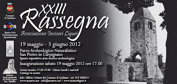 XXIII Rassegna Associazione Incisori Liguri Invito